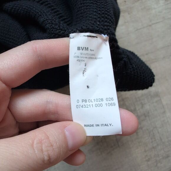 Les Copains Balck Long Sleeve Sweater Size 50 EUC - Picture 6 of 6